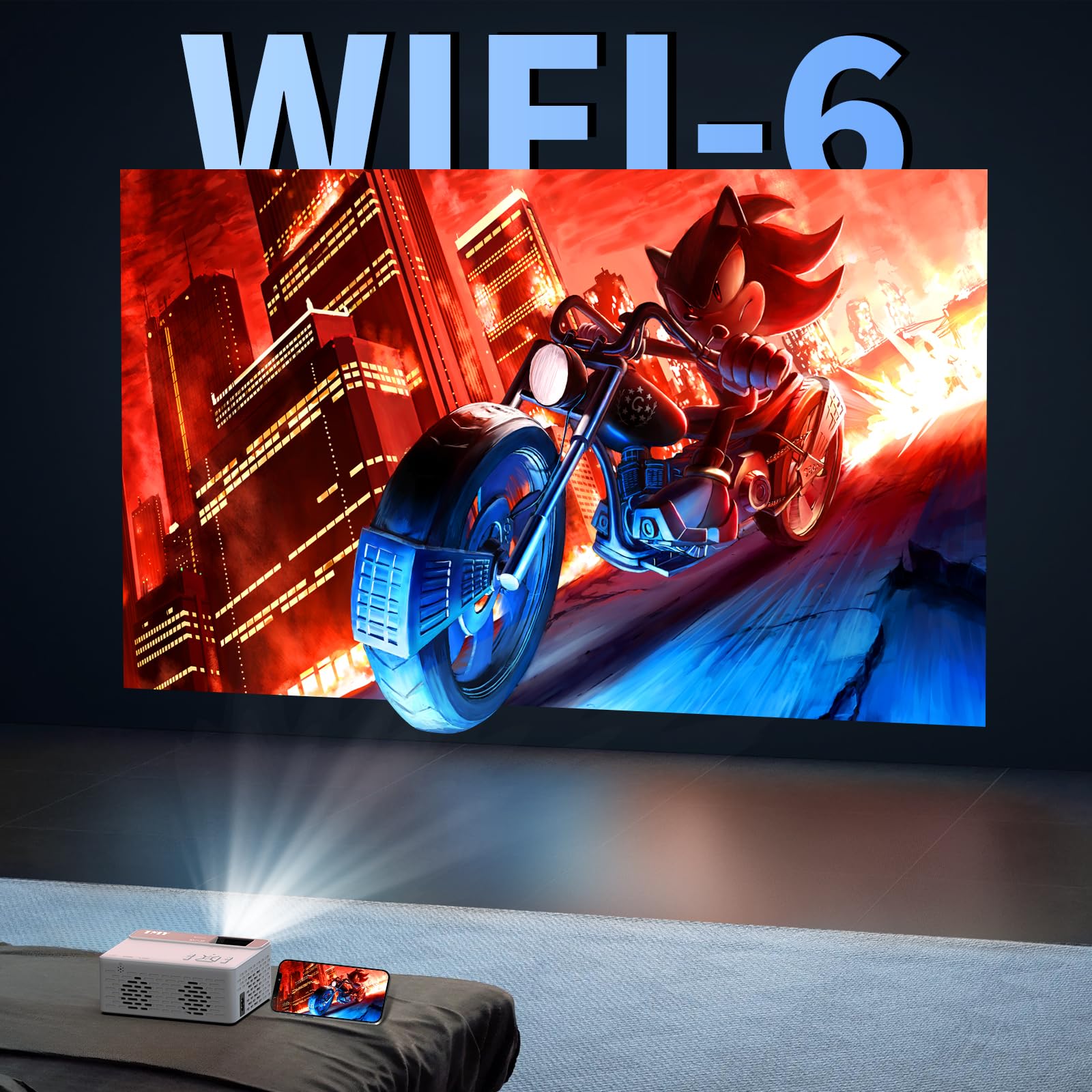 1080P Full HD Bluetooth Mini Projector