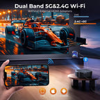 4K Smart Projector with WiFi & Bluetooth