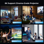 2000 ANSI Native 1080P Smart Projector with Auto Focus