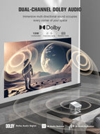 4K Smart Projector with Google TV & WiFi Bluetooth