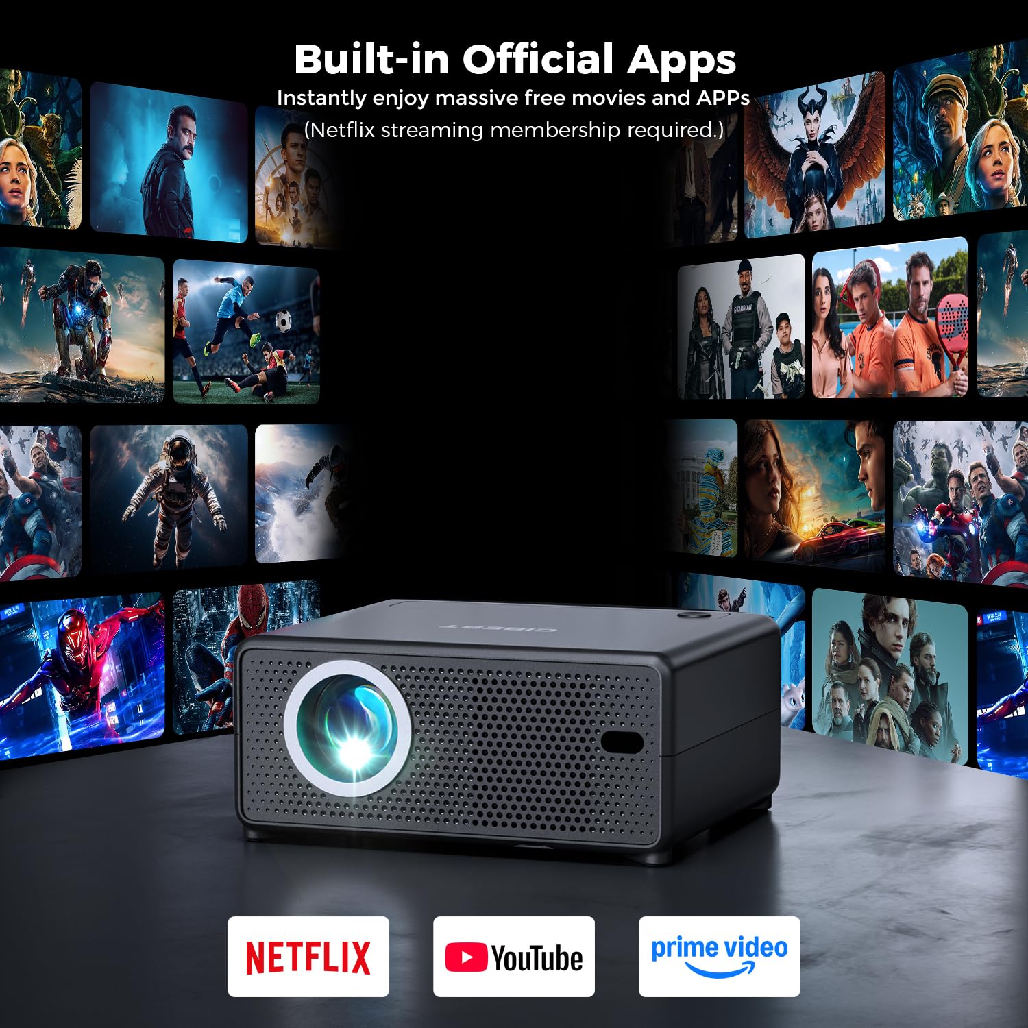 Mini Video Projector for Movies