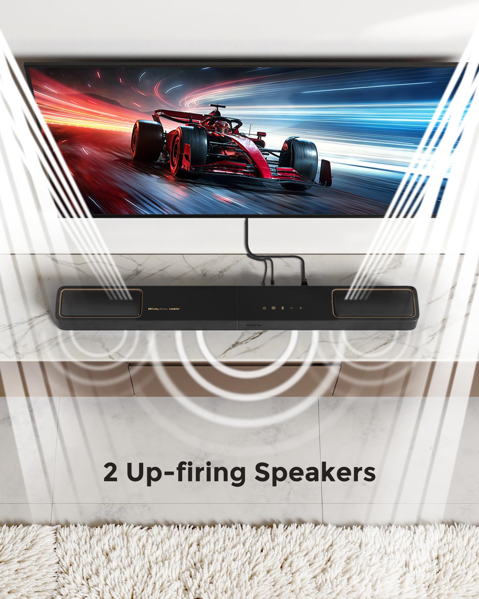 5.1.2CH Dolby Atmos Surround Soundbar System
