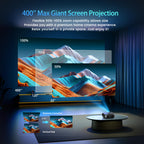 Native 1080P Outdoor Projector with WiFi & Bluetooth