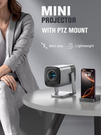 Smart 4K Mini Projector with WiFi & Bluetooth