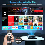 Native 1080P Outdoor Projector with WiFi & Bluetooth