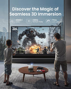 4K Triple Laser Smart Portable Projector