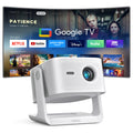 4K Smart Projector with Google TV & WiFi Bluetooth