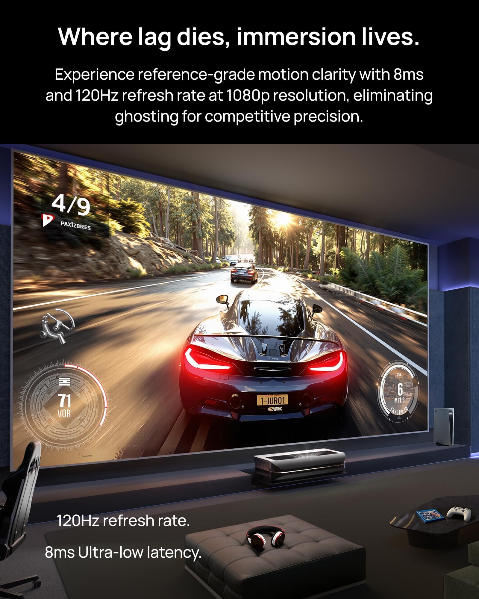 4K UHD Ultra Short Throw Triple Laser Projector