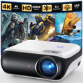 Native 1080P Bluetooth Projector for Home & Outdoor Use