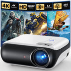 Native 1080P Bluetooth Projector for Home & Outdoor Use