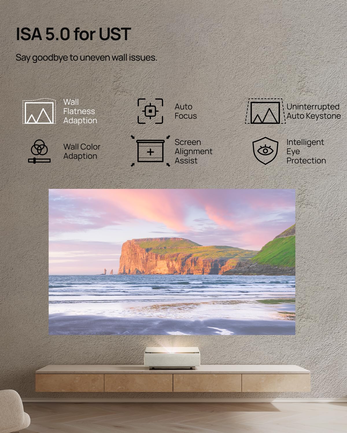AURA Series UST Laser Projector with Dolby Vision