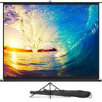 100-Inch Tripod Projector Screen for Indoor & Outdoor Use